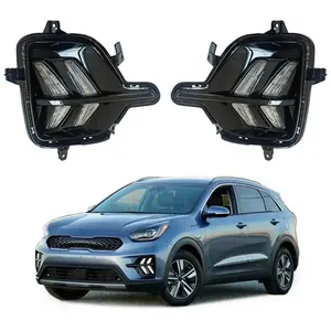 Vendita calda auto led fanale fendinebbia faro faro anteriore guida DRL luce di marcia diurna Kit per Kia niro 2020 2021 2022 2023