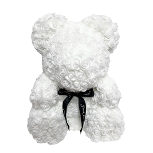 Flower Bear <b>Photo</b> <b>Booth</b> Prop Soap Rose Handmade Wedding Decoration 17 In - Product Image 1