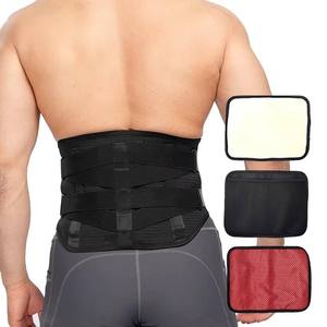 Ceinture de soutien lombaire pour le mal de dos, la sciatique, la scoliose, la hernie discale, avec coussin lombaire amovible - Product Image 1