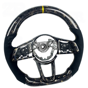 Accessoires intérieurs automobiles Volant sport en cuir véritable et fibre de carbone forgée adapté aux <span class=keywords><strong>Nissan</strong></span> 400z 370z <span class=keywords><strong>350z</strong></span> - Product Image 3