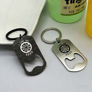Anime <b>Key</b> Chain Wholesale <b>Key</b> <b>Ring</b> Bottle Opener Llavero Destapador Stainless Steel <b>Custom</b> Logo <b>Key</b> <b>Ring</b> - Product Image 3