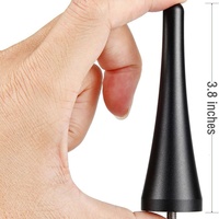 Antenne universelle courte pour toit de véhicule, mât d'antenne de 3,8 pouces (9,5 cm) pour radio FM AM, pour voiture, camion, SUV, fourgonnette