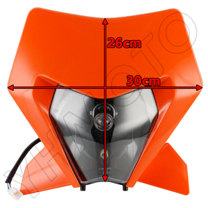 YHMOTO Motorbike Headlight Scheinwerfer for KTM 2024 EXC XC W 150 250 300 450 500 SIX DAYS <b>LED</b> Headlamp - Product Image 6