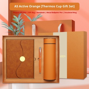 Coffret Cadeau de Luxe Personnalisable <span class=keywords><strong>pour</strong></span> Promotion d'Entreprise - Carnet, Tasse Thermos, <span class=keywords><strong>Stylo</strong></span>, Bouteille - Boîte Cadeau - Product Image 2