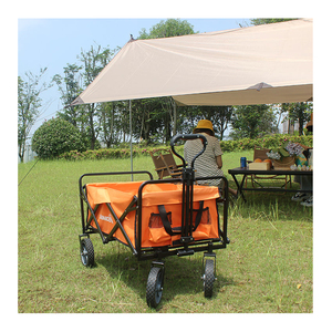 Outdoor Beach Camping Grasland Tuin Vouwen Wagon Winkelwagen Trolley - Product Image 1