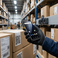 Ordinateur mobile Chainway MC51 5G, Android 14, PDA robuste, lecteur de codes-barres 2D avec NFC, collecteur de données pour l'inventaire/la logistique