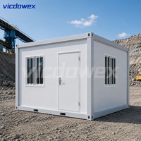VICDOWEX Maison conteneur modulaire flexible en kit pour bureaux, entrepôts et solutions de campements modulaires