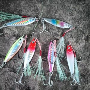 In alto a destra JIG099 7g ~ 30g metallo Jig pesca Jig Jigging esche pesca d'altura esche artificiali in metallo - Product Image 2