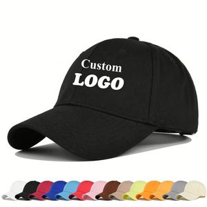 Casquette de baseball structurée en coton de haute qualité, couleur unie, avec fermeture snapback, pour les sports de plein air et logo personnalisé - Product Image 1