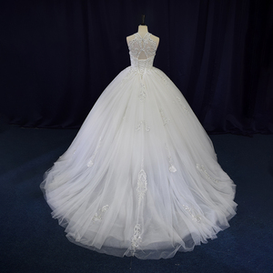 TEENYEE Vintage Plus <strong>Size</strong> Women's Halter Ball Gown <strong>Wedding</strong> <strong>Dresses</strong> Bridal <strong>Dress</strong> with Removable Halter Neck - Product Image 6
