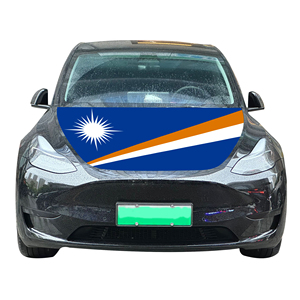 Vente en gros 120x150cm <span class=keywords><strong>les</strong></span> î<span class=keywords><strong>les</strong></span> Marshall housses de capot de voiture drapeau abordable résistant à l'usure et durable couverture de capot de moteur de voiture - Product Image 2
