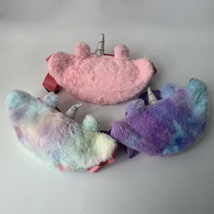 <span class=keywords><strong>Riñonera</strong></span> <span class=keywords><strong>de</strong></span> felpa con dibujos animados para niños, Cangurera <span class=keywords><strong>de</strong></span> <span class=keywords><strong>unicornio</strong></span> - Product Image 3