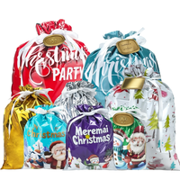 Étiquettes de Noël à cordon de serrage pour emballage, fond carré, grandes, moyennes, petites, pour Noël et anniversaire