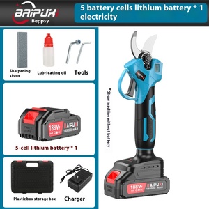Ciseaux d'élagage électriques au Lithium rechargeables personnalisables sécateur de jardin spécial branche grossière pour arbres fruitiers en plastique pour le bricolage - Product Image 6