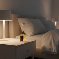 Diffuseur de parfum en rotin sans chaleur écologique en verre pour la maison et le bureau Décoration Aromathérapie Ensemble de diffuseurs à roseaux