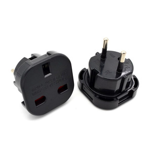 Adaptador de Viaje de Enchufe Europeo Tipo G a Tipo C, E, F, de Reino Unido a UE, 10/16A, 9625, para España, Francia, Italia - Product Image 1