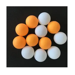 Smerigliato senza soluzione di continuità 40mm decorazione di promozione giallo/bianco plastica palla da ping pong a buon mercato palla da Tennis