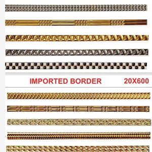 2x60 4x60cm <span class=keywords><strong>Prix</strong></span> <span class=keywords><strong>de</strong></span> gros disponible Carreaux <span class=keywords><strong>de</strong></span> bordure décoratifs couleur argent et or pour bordure <span class=keywords><strong>de</strong></span> tapis Mur - Product Image 1