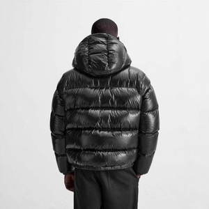 Colección Otoño Invierno 2024 Chaquetas Acolchadas Casuales con Capucha para Hombre Estilo Urbano Europeo y Americano con Cierre y Cuello Alto Éxito de Ventas - Product Image 4