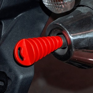 Bouchons d'échappement étanches en PVC, 11cm, en plastique coloré, pour pièces de modification de moto tout-terrain, accessoires - Product Image 2