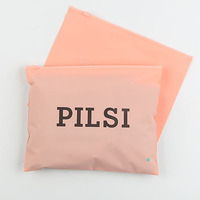 Guangzhou Lefeng Supplier - Sacs à fermeture éclair personnalisés avec logo imprimé, sacs à fermeture éclair en plastique rose écologiques pour vêtements