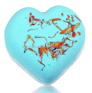 Hot Sale Colorful Honey Heart Shape <strong>Cheap</strong> Bubble Fizzy Private Label Customized Handmade Organic <strong>Bath</strong> <strong>Bombs</strong> - Product Image 3