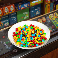 OEM ODM Divertidos Dulces de Chocolate Multicolores, Caramelos de Chocolate Crujientes Recubiertos de Azúcar, Golosinas con Rico Sabor a Cacao