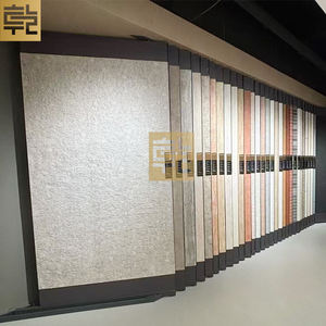 현대 비스듬한 브래킷 디스플레이 랙 제조 풀 푸시 슬라이딩 세라믹 도자기 타일 스탠드 대리석 디스플레이 랙 - Product Image 5