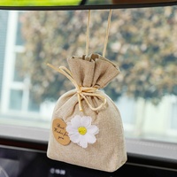 Diffuseur de parfum en bois pour voiture, désodorisant, avec fragrance de gardénia