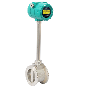 Débitmètre de gaz en acier inoxydable, capteur de débit industriel haute précision, débitmètre de volume à connexion - Product Image 1