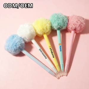 Venta al por mayor del fabricante: Bolígrafos de plástico de felpa Tailai 606-min, bonitos, de 1.0mm, con diseño esponjoso y colorido, multifuncionales. - Product Image 1