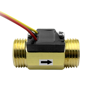 เซ็นเซอร์วัดการไหลของน้ำแบบกังหันทองเหลืองทองแดง DN8-DN50 สำหรับโรงงาน  DC 3-24V 0.3-45 ลิตร/นาที แรงดัน 1.75MPa สำหรับเครื่องกรองน้ำ RO - Product Image 3