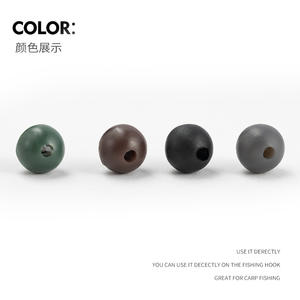 Accessoires de pêche à la carpe de style européen <span class=keywords><strong>FUN</strong></span>, perles souples PE anti-emmêlement et anti-collision, modèle ACE012 Hebei, 6mm 8mm - Product Image 1