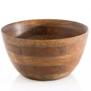 Handcrafted Acacia Wooden Storage <b>Bowl</b> <b>with</b> Handpainted <b>Lid</b> for Kitchen Dry Fruits Snacks <b>Serving</b> and Home Decor Use - Product Image 4