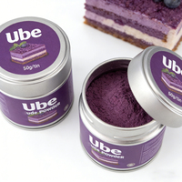 Poudre d'Ube en boîte personnalisable – Poudre d'Igname Violette des Philippines