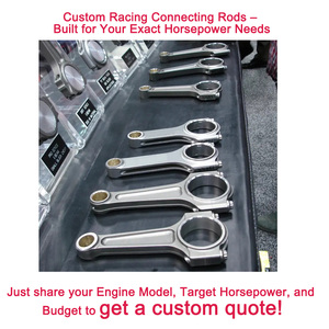 ก้านสูบแบบ H-Beam ฟอร์จ รุ่นใหม่ RTMG สำหรับ <span class=keywords><strong>Opel</strong></span> <span class=keywords><strong>Corsa</strong></span> 1.6L Z16LET 129.75 มม. แกน 19 มม. รองรับได้สูงสุด 600 แรงม้า สำหรับการดัดแปลง/อัพเกรด - Product Image 2