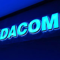 Letrero LED 3D Personalizado de Fábrica, PVC, Acero Inoxidable, Acrílico, Retroiluminado, Duradero, Simple, Moderno, Decoración para Fachada de Tienda