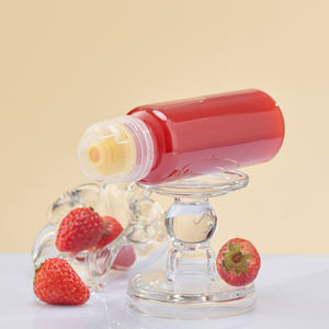 6 oz 8 oz Bouteille en plastique de qualité alimentaire ronde claire <span class=keywords><strong>confiture</strong></span> miel PET Portable soupe de prune pâte de pomme miel bouteille à presser avec bouchon - Product Image 4