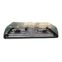 Mini Barra de luz de emergencia giratoria de alta calidad de 20 pulgadas y 25 pulgadas con bombilla de 35W en el interior de DC12V o 24V ámbar o transparente TBD1716