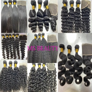 Ms-Beauty Échantillon gratuit 100% Cheveux humains vierges de vison brésilien, Fournisseur de cheveux vierges brésiliens en gros, Cheveux alignés sur la cuticule - Product Image 6