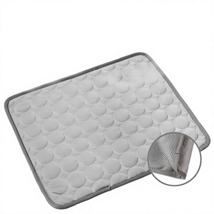 Tapis rectangulaire bleu pour animaux de compagnie, antidérapant, en fibres, lit pour chien, mignon, tapis pour animaux de compagnie toutes saisons pour chiens - Product Image 4