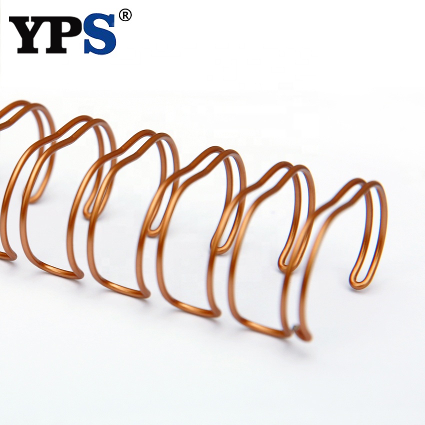 Высококачественная металлическая двойная проволока, спиральная обвязочная катушка, провод цвета розового золота, уплотнительное кольцо