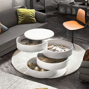 Boîte de rangement et de présentation multicouche en plastique pour bijoux, colliers et boucles d'oreilles, modèle K448 de Lisaa Home - Product Image 3