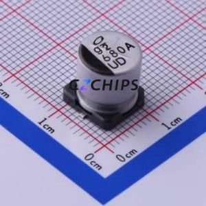 Condensador Electrolítico de Aluminio SMD UUD1A681MNL1GS, D10xL10mm 680uF 20% 10V 670mA-100kHz - Product Image 1