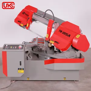 Metal Band Saw Machine 45 Degree Angle Sawing Machine Semi-Automatic Metal Oblique Cutting Machine