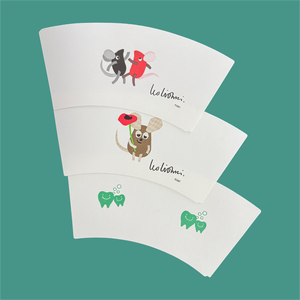 Nhà Máy bán hàng trực tiếp của tùy chỉnh Fan Shaped miếng cho Cà Phê Cốc giấy - Product Image 4