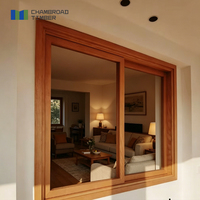 Ventanas de Madera Sólida, Correderas Horizontales, Doble Acristalamiento Low-E, Reducción de Ruido, Eficiencia Energética, Ventana Residencial para Casa Pasiva