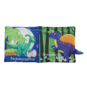 Livre en tissu éducatif pour bébés, histoires interactives, queues d'animaux marins amusantes, livre en tissu doux pour enfants - Product Image 3