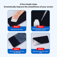 Liquide de revêtement oléophobe pour protecteurs d'écran d'iPhone, Samsung, Xiaomi, Vivo, OPPO – Polisseur et machine de ponçage