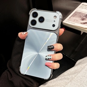 <span class=keywords><strong>Coque</strong></span> de téléphone de luxe effet armure plaquée, brillance aurora et finition brillante pour <span class=keywords><strong>iPhone</strong></span> 17 16 15 14 <span class=keywords><strong>13</strong></span> <span class=keywords><strong>Pro</strong></span> Max Air Plus avec <span class=keywords><strong>protection</strong></span> d'objectif et de caméra - Product Image 3